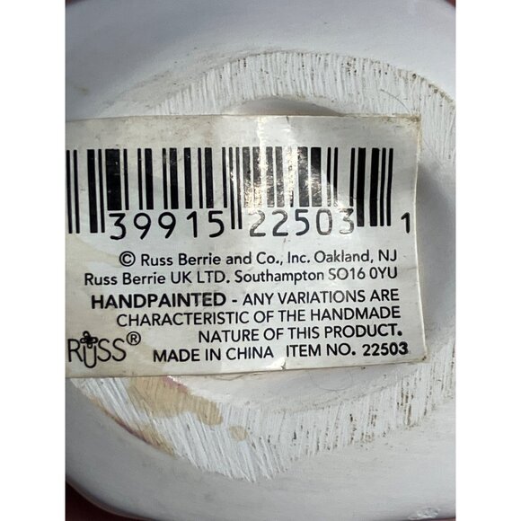 Russ Berrie Ceramic Third Birthday Angel Figurine vintage - Picture 13 of 13